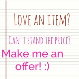 Offers are always welcome!!